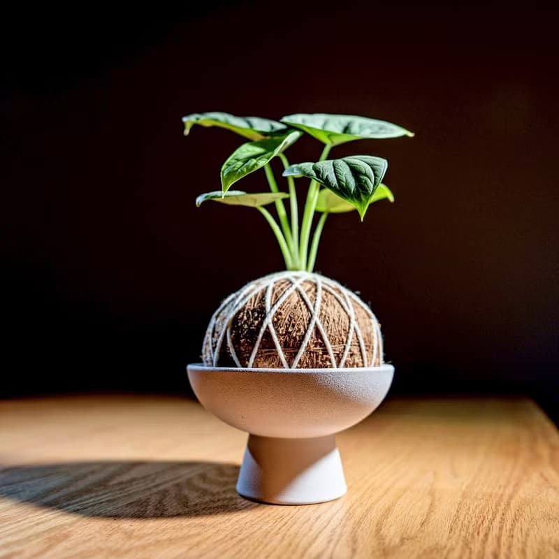 苔球植物 銀龍觀音蓮苔球 苔玉 禮物 送禮 桌上盆栽