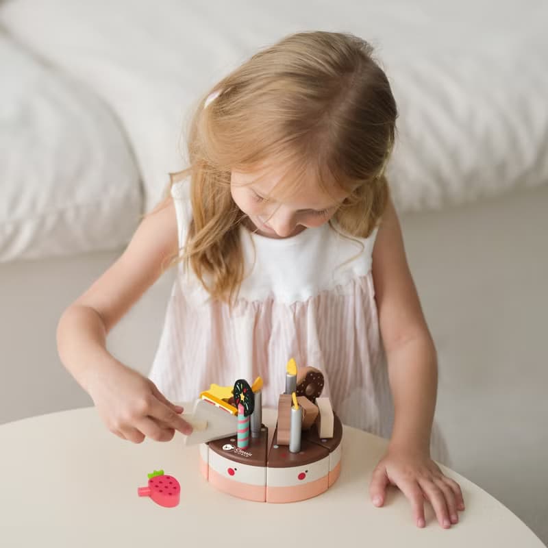 美味巧克力蛋糕切切樂【抓周 幼兒生日送禮 適合2歲以上】