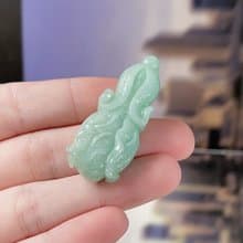 翡翠巧雕白菜 | 天然緬甸A貨翡翠 | 送禮