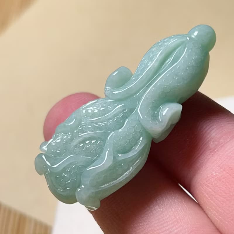 翡翠巧雕白菜 | 天然緬甸A貨翡翠 | 送禮