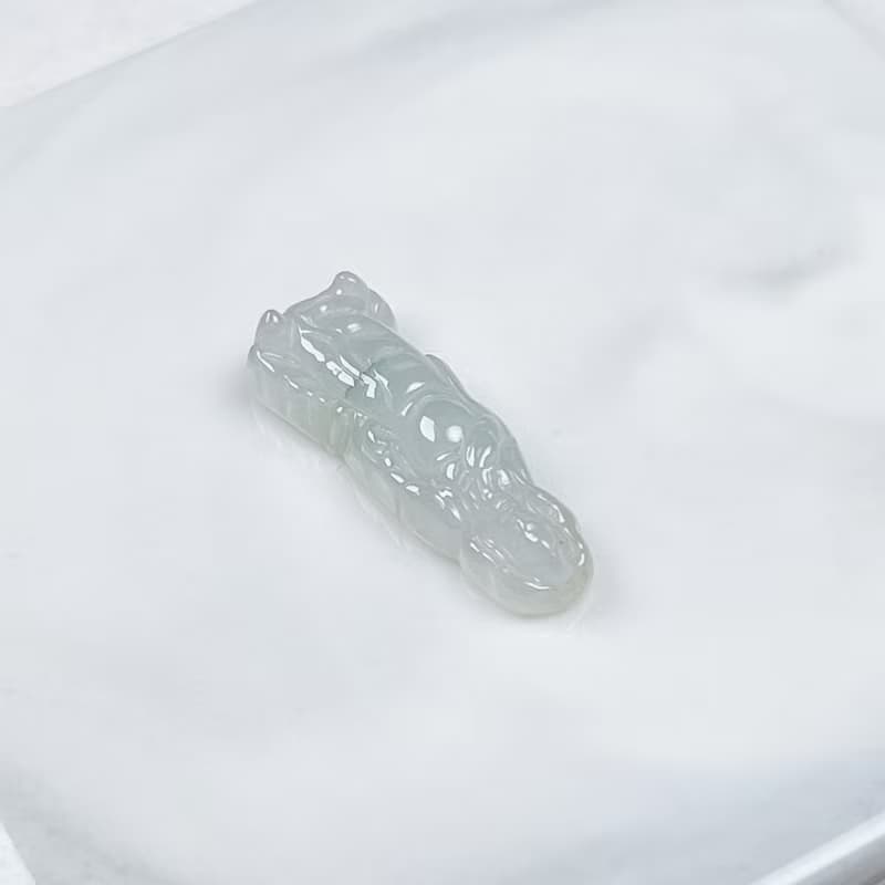 冰種翡翠關公 | 天然緬甸A貨翡翠 | 送禮