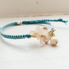 蠟線 編織 繩編手環 小梅花束