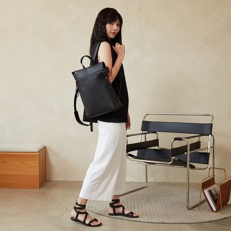 Flat Rectangular Backpack 扁平後背包/真皮包/後背包/牛皮包