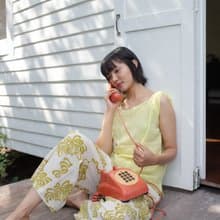 Mulmul lime marigold wide pant