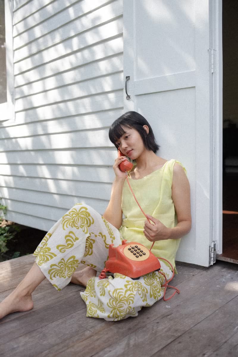 Mulmul lime marigold wide pant