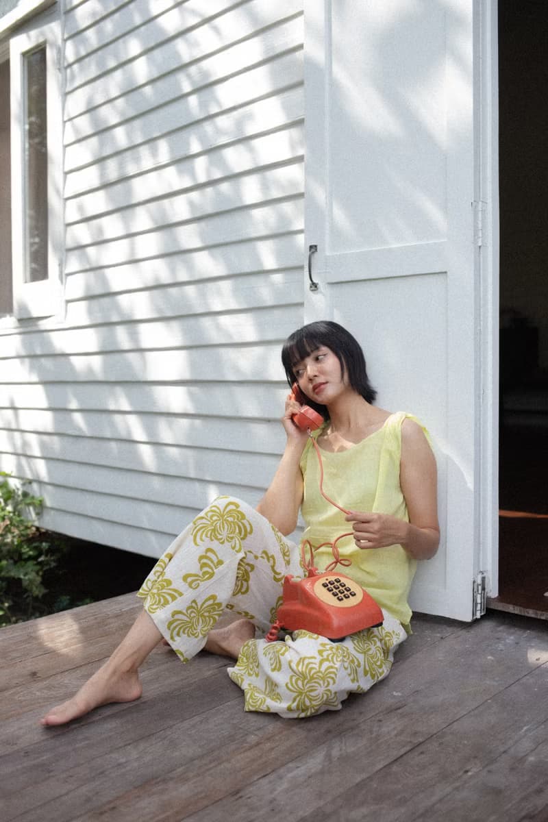 Mulmul lime marigold wide pant