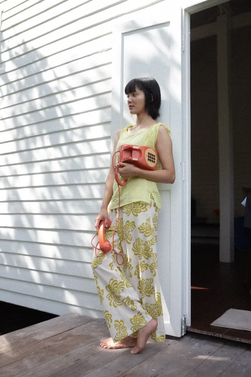 Mulmul lime marigold wide pant