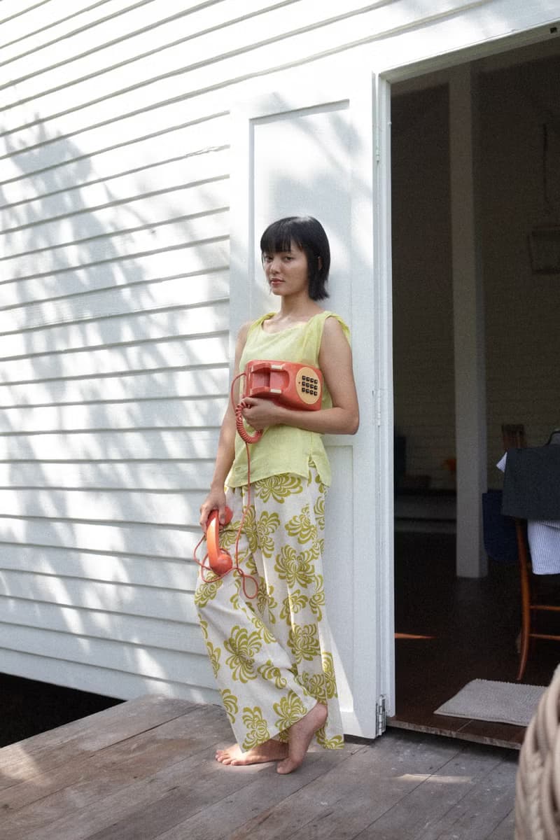 Mulmul lime marigold wide pant