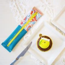 【24小時快速出貨】免水洗餐具袋 環保餐具袋&筆袋 旅行中