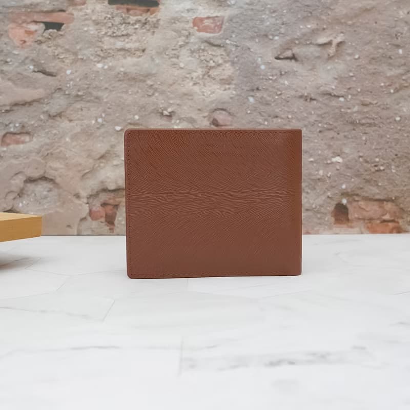 9卡1照-馬鬃紋-左右翻活頁牛皮短夾28806(棕色)