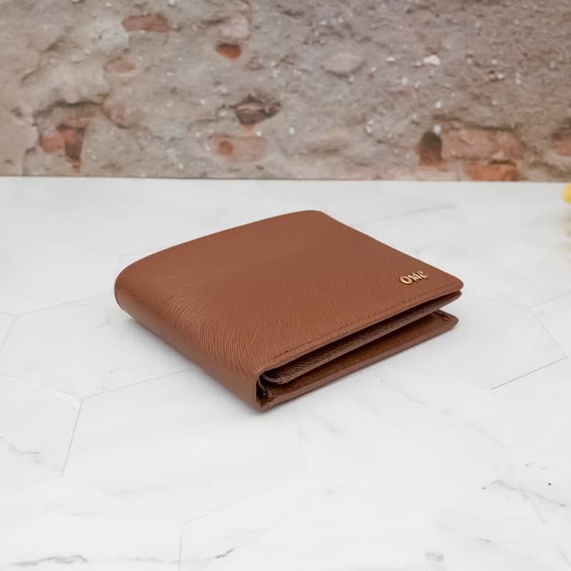 9卡1照-馬鬃紋-左右翻活頁牛皮短夾28806(棕色)