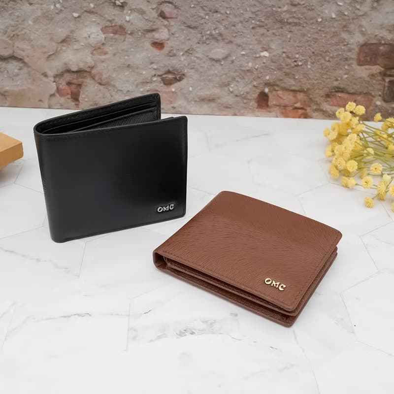 9卡1照-馬鬃紋-左右翻活頁牛皮短夾28806(棕色)