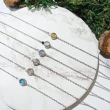 【微小系列4 - 春日】天然石手鍊