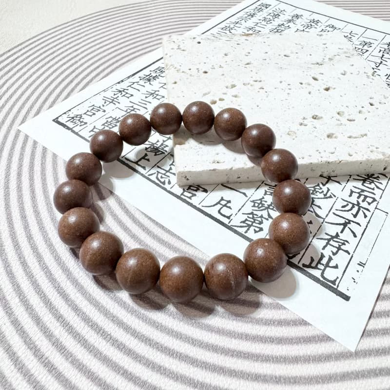 12mm鵝梨帳中香中藥合香珠手鍊/開運招財/療癒/母親節禮物/送禮