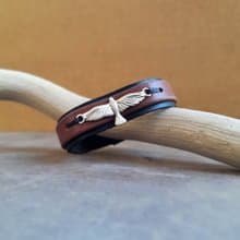 Eagle Spirit Leather Bracelet - Strength Worn With Purpose