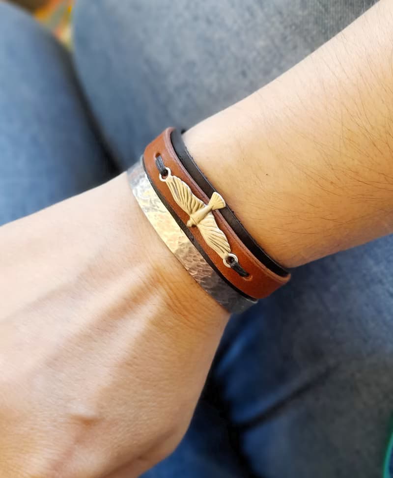 Eagle Spirit Leather Bracelet - Strength Worn With Purpose