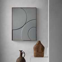 Textured wall art, decor painting, plaster sculpture for Living Room, Office