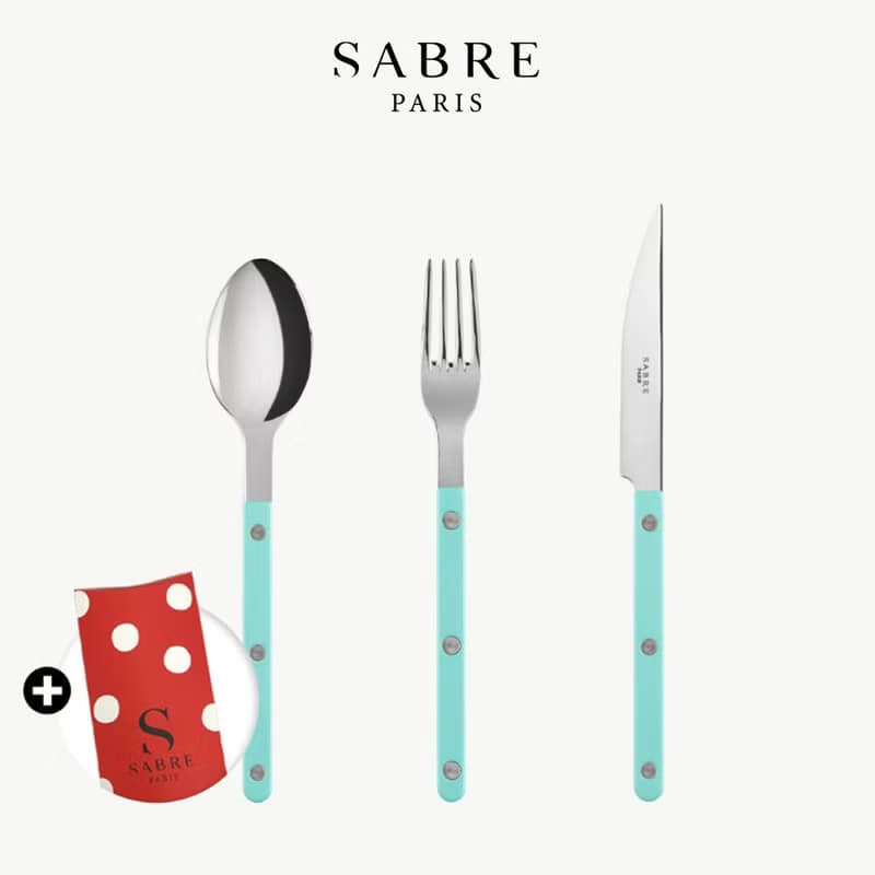Bistrot復古酒館-主餐餐具3件禮盒組-Sabre Paris