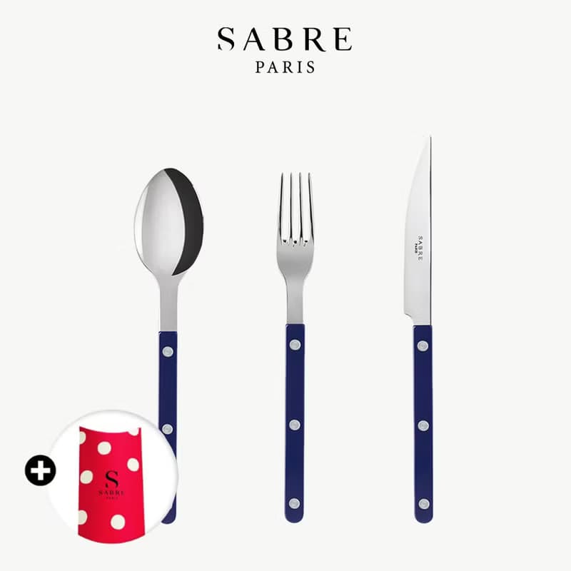 Bistrot復古酒館-主餐餐具3件禮盒組-Sabre Paris