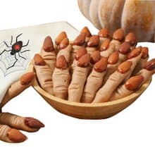 【LS手作甜點】萬聖節巫婆手指杏仁餅乾 (50隻/袋)