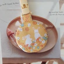 【5日內出貨】兔子好朋友 圓型平安符袋 彌月禮物 平安符袋 香
