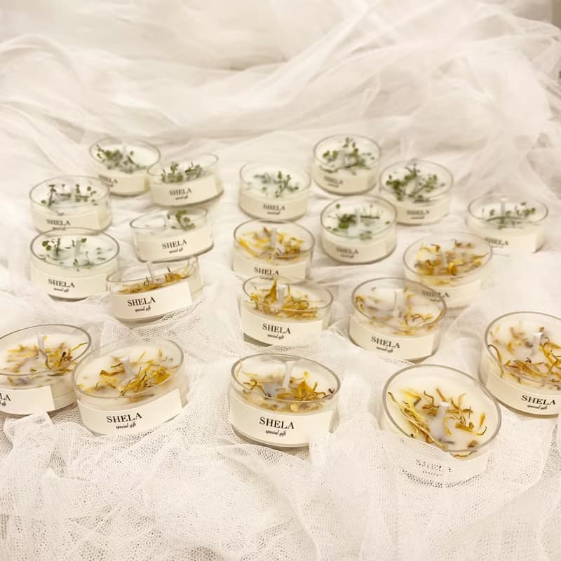 SHELA-迷你小茶蠟(10個)-婚禮小物 桌上禮 二進禮 迎賓禮