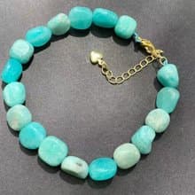 Amazonite Bracelet, Natural Amazonite Bracelet, Blue- Green Amazonite