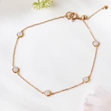 Visel 寶石甜餅手鍊-蛋白石