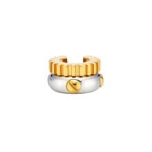 TIME SCREW COGWHEEL EAR CUFF