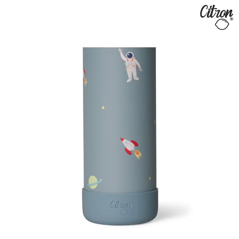 快速出貨【Citron】矽膠提把三層保溫瓶350ml_多款可選