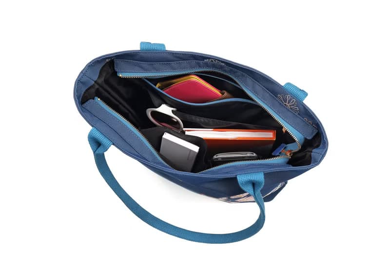 文青肩背托特包  大容量 / 防潑水 平織緹花 甜點狗