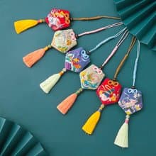 平安符手工刺繡diy資料包自繡初學護身符香囊送朋友