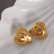 CHANEL シャネル ココ ハート イヤリング ゴールド ヴィンテージ