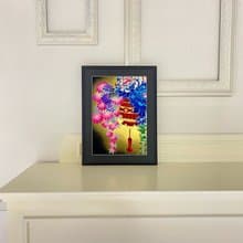 着物からつくるアートパネル33　色打掛　友禅着物　金箔　着物リメイク　新築祝い　和室インテリア　縁起物