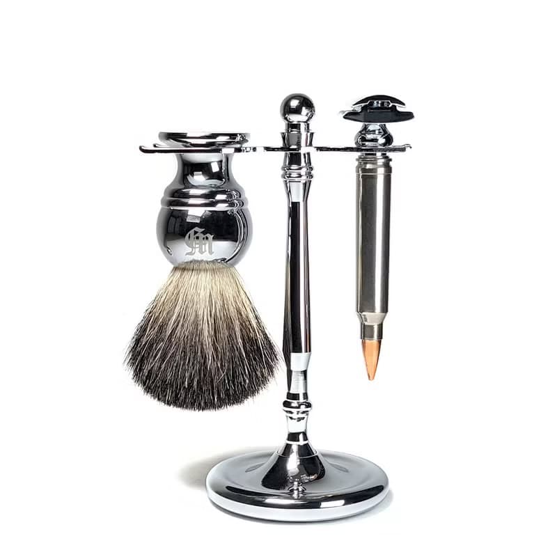 Bullet - 麥格農子彈 復古雙面安全手動刮鬍刀組 / 傳統老式剃刀