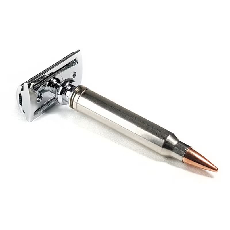 Bullet - 麥格農子彈 復古雙面安全手動刮鬍刀組 / 傳統老式剃刀