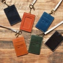 日本製 栃木皮革通行卡套 ID/IC卡套 Pass/ID case with strap