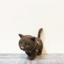 羊毛氈巧克力貓