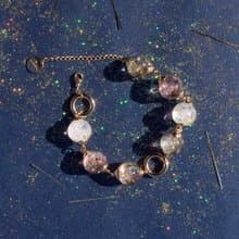 Glam Gold Snowball Bracelet