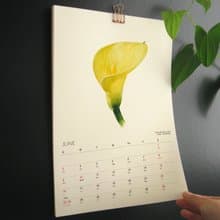 花語 2025年曆月曆掛曆  台灣香港假期 聖誕節交換禮物 16
