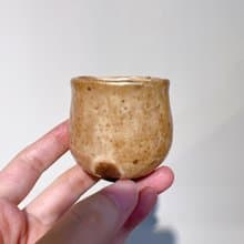 柴燒志野茶杯
