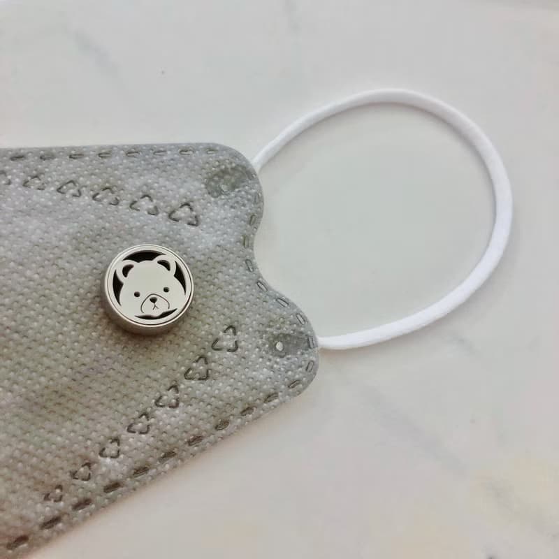 Oops 好好呼吸口罩香氛釦-柴犬 貴賓 熊 情人節禮物