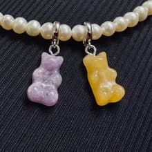 Sweet Bear - 玉髓小熊墜子 項鍊