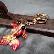 【金玉滿堂~琉璃小金魚吊飾】 DIY 材料包
