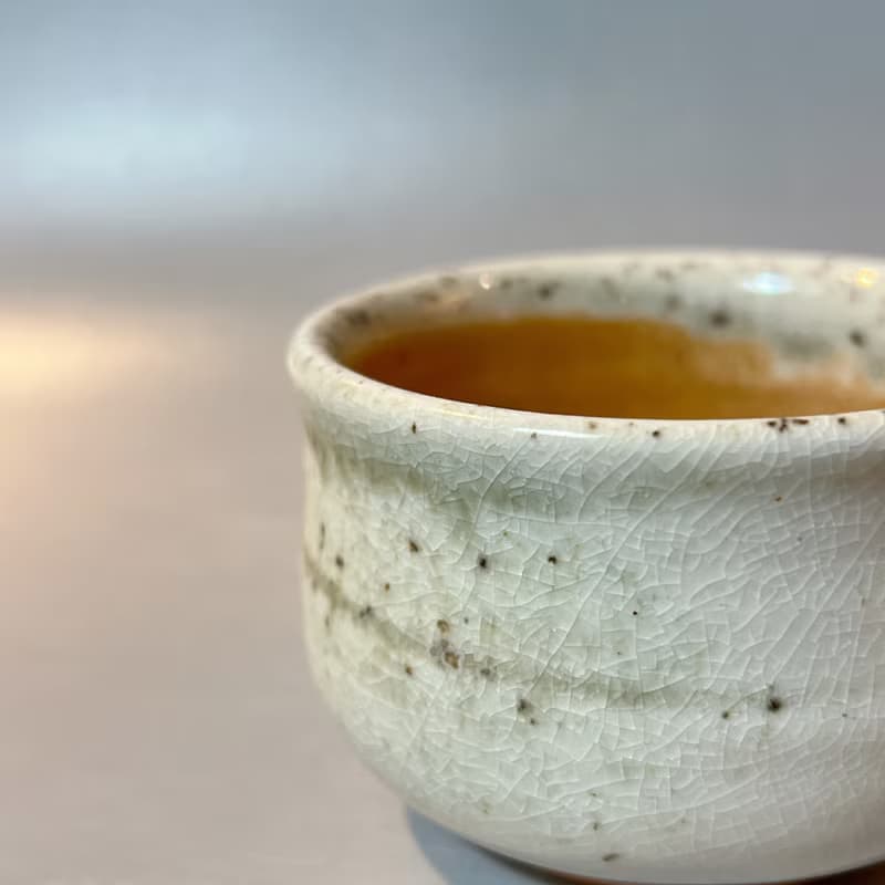 柴燒純瓷土主人杯 / 小平凡手作