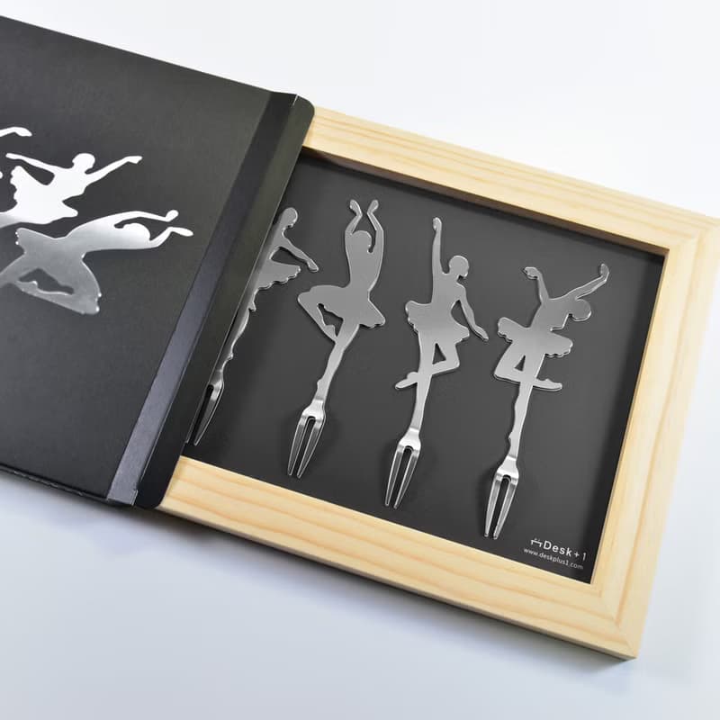 Desk+1 首席芭蕾水果叉6入精裝