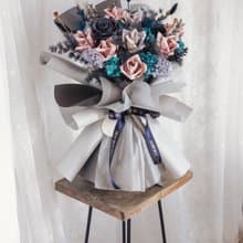 大型花束/錢花花束/鈔票花束/錢花束/有錢花/永生花花束/生日花束