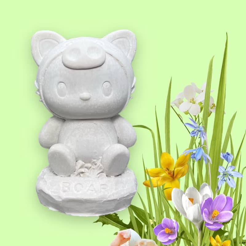 最Q萌寵 十二生肖-豬 擴香石家飾 贈5ml精油(任選) 療癒系公仔