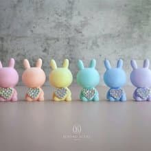 心鑽月兔擴香石