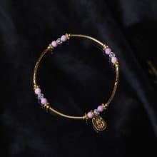 西澳假期 // C1413紫雲母黃銅手鍊